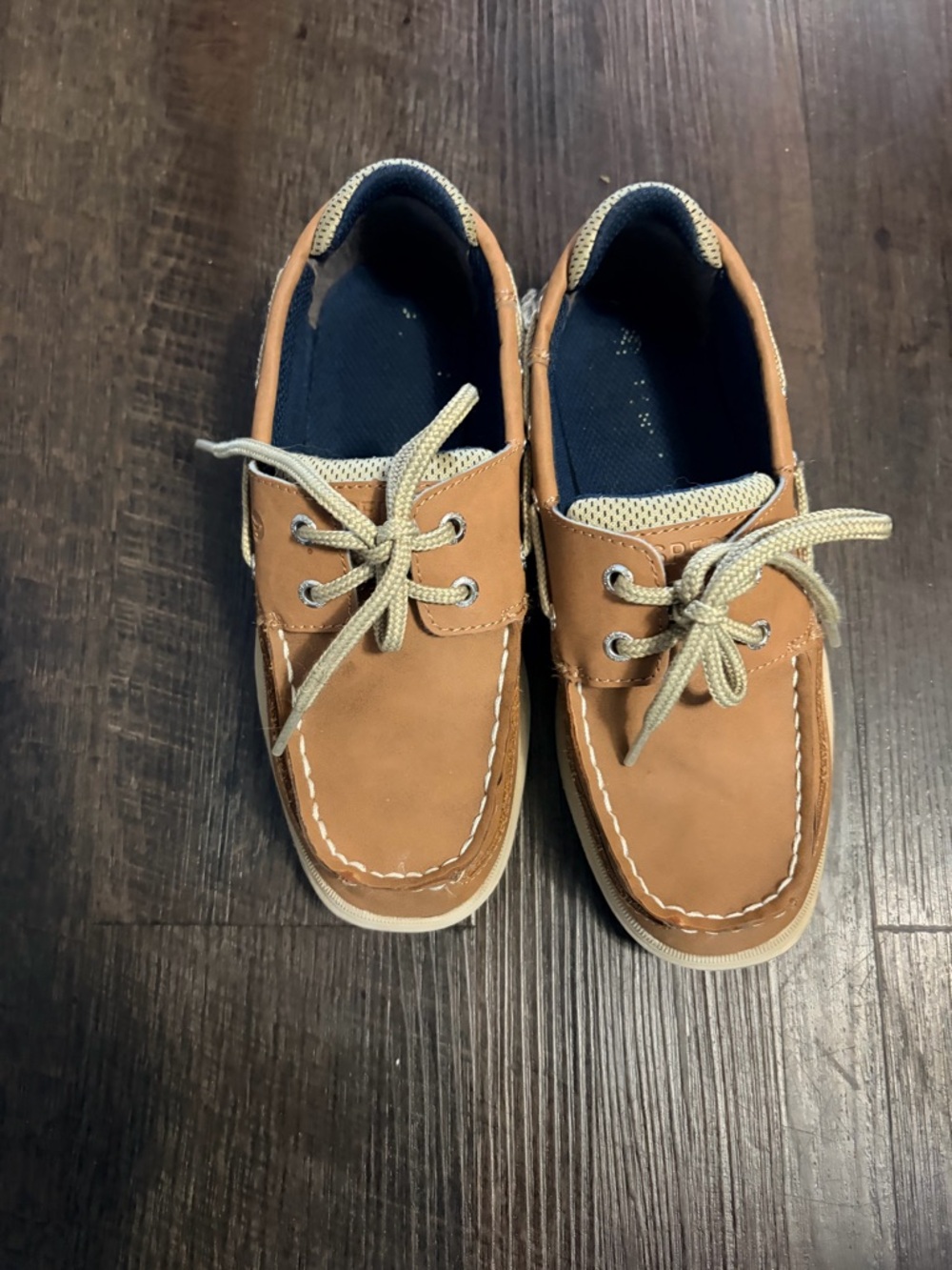 Sperry Boys Tan Boat Shoes